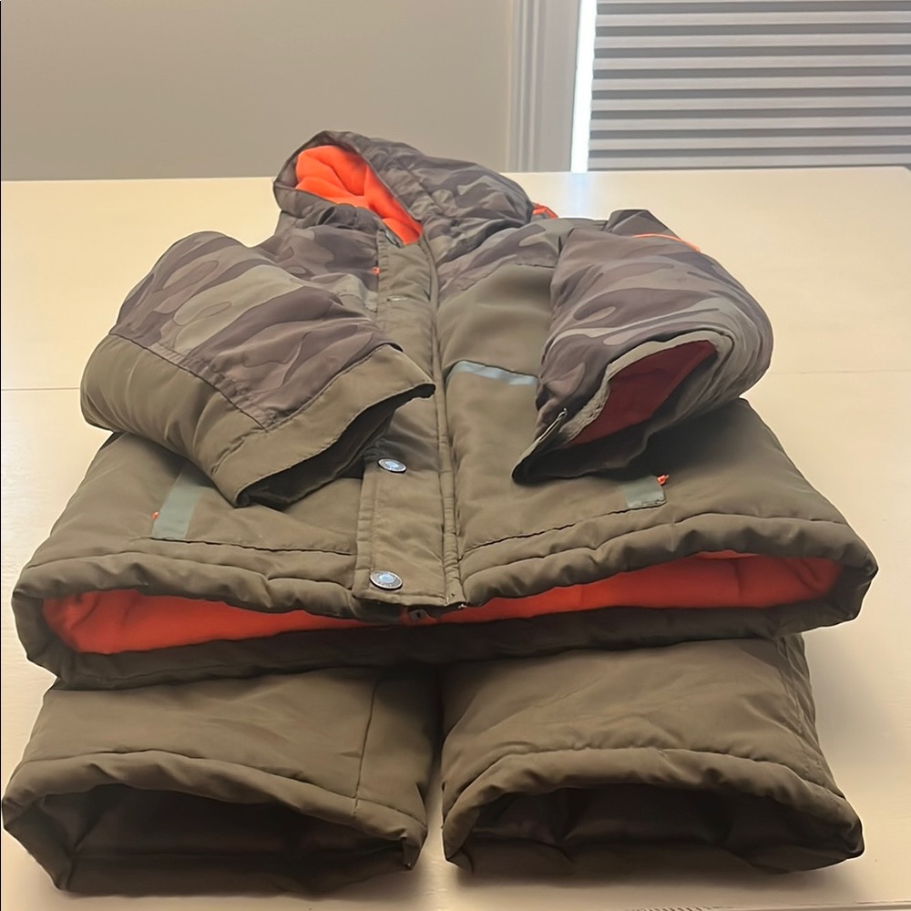 Children's Camouflage Winter Snowsuit